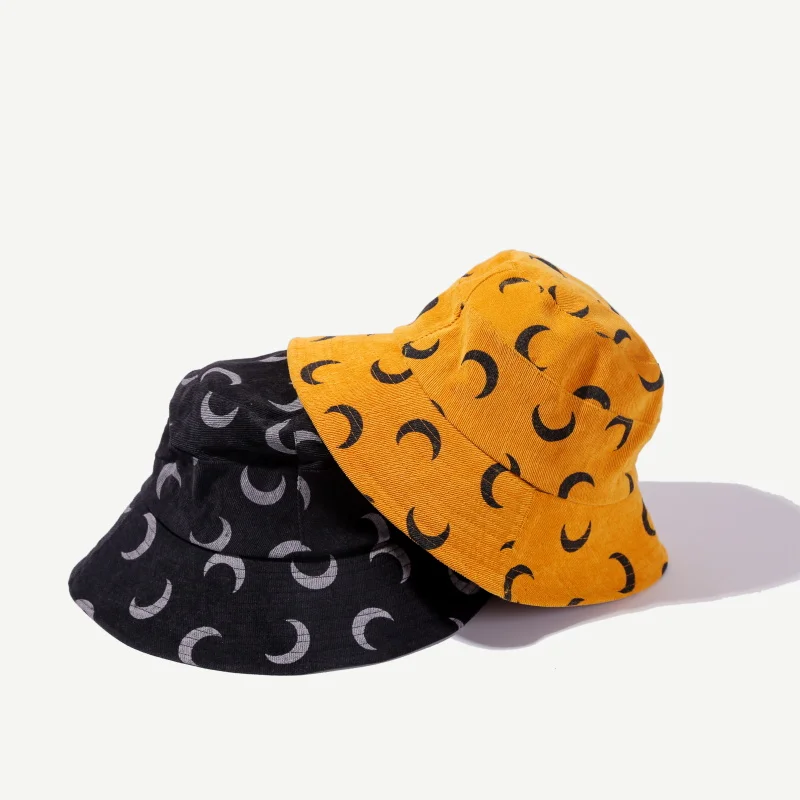 2019 новая хлопковая летняя Осенняя Женская Рыбацкая шляпа с принтом Луны уличные