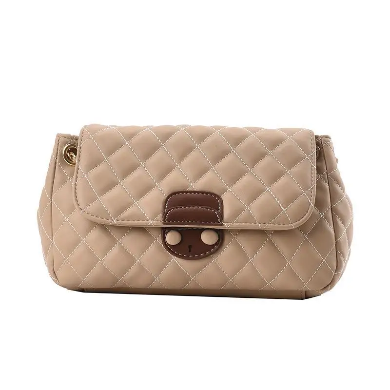 

Lingge Shoulder Bags Handbags Ladies Leather Bag Satchel Female 2021 Women's Luxury Crossbody Party Sling Baguette Chain Luggage