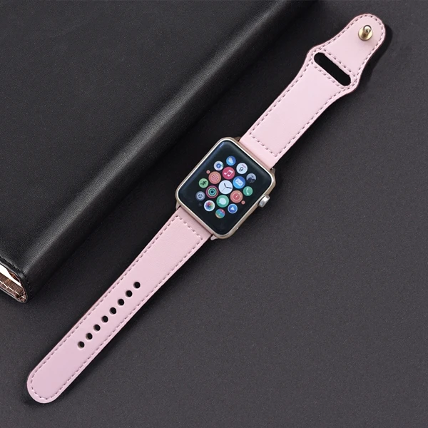 Лучший из натуральной кожи петлевой для наручных часов iwatch, 44 мм 40 мм, версия 3, 2, 1 браслет аксессуары ремешок для apple watch группа 4, 42 мм, 38 мм, ремешок для часов