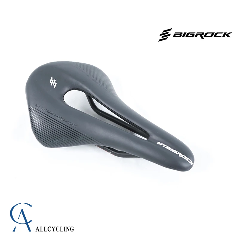 

Bigrock New Bicycle Saddle Road Mountain Bike Front Seat Mat Rails Carbon Support Frame 143mm Gravel Cycling Saddle Light Weight