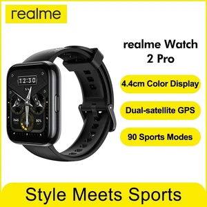 realme Watch 2 pro Smart Watch 1.75 Dual-Satellit GPS Smartwatch IP68
Waterproof Smart Bracelet 90 Sports Modes Global Version