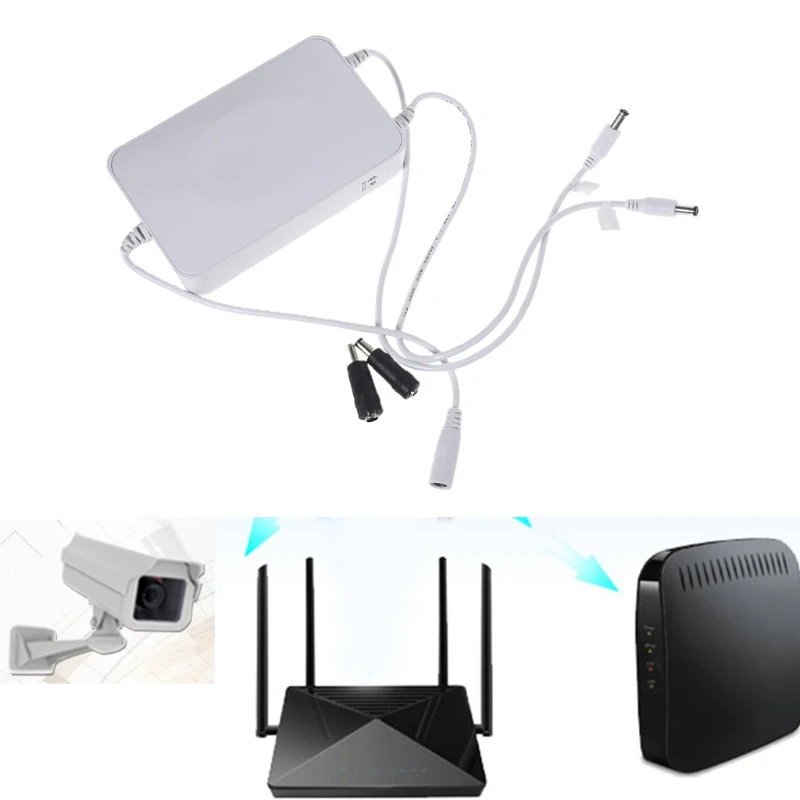 

Lithium Ion Battery Bank 9V 12V 1A DC ,Rechargeable 10000mAh/15000mAh Li-Ion UPS Battery Pack for Router and CCTV Camera