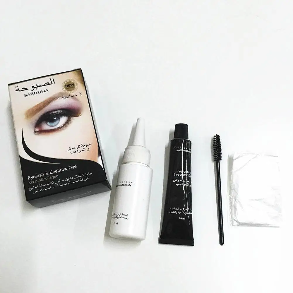 HobbyLane краска для ресниц бровей ТИНТ гель тушь крем кисть набор водостойкая
