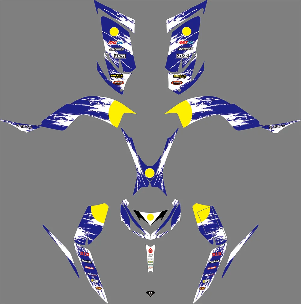 

1134 3M Motorcycle Decal Kits Sticker Graphics Kits for Yamaha RAPTOR 700R 2013 2014 2015 2016 2017 2018