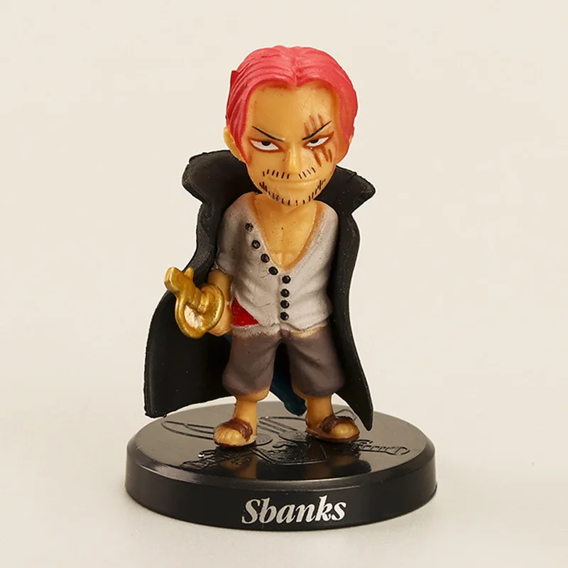 4 см 12 шт./лот анимационная цельная экшн-фигурка Luffy Shanks Enel Mariab Rucci Багги крокодил