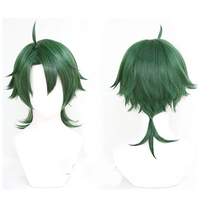 

Парик для косплея Джо из аниме SK∞ Joe, с зелеными волосами, с короткими вьющимися волосами, для мужчин, SK8 The Infinity, CS565