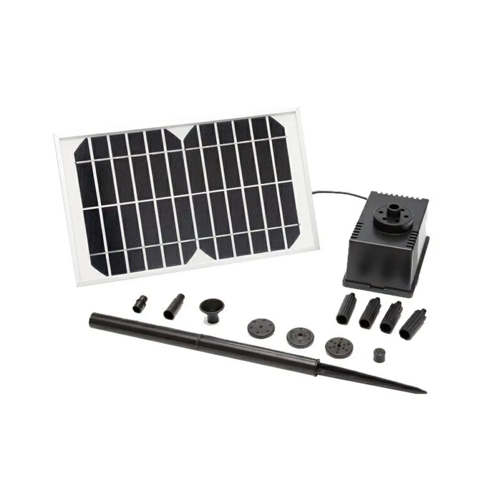 

12V 5W Solar Fountain Water Pump Solar Panel Powered Garden Pond Swimming Pool Solar Landscape Fountain Water Sprinkler Sprayer