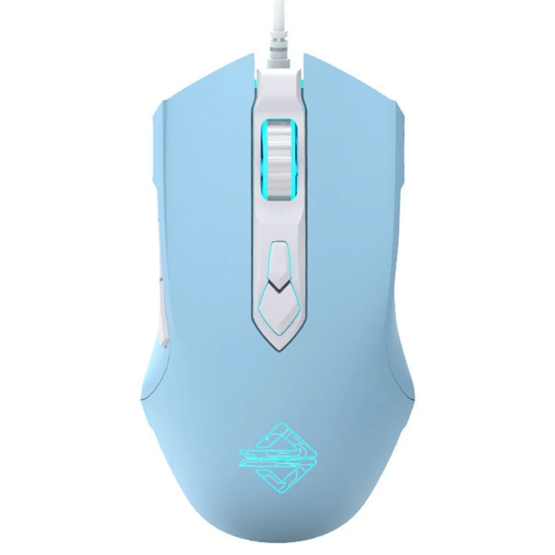 

AJ52 Gaming Mice Wired, Programmable 7 Key, Computer Mice with RGB LED Backlit Ergonomically Gaming Optical