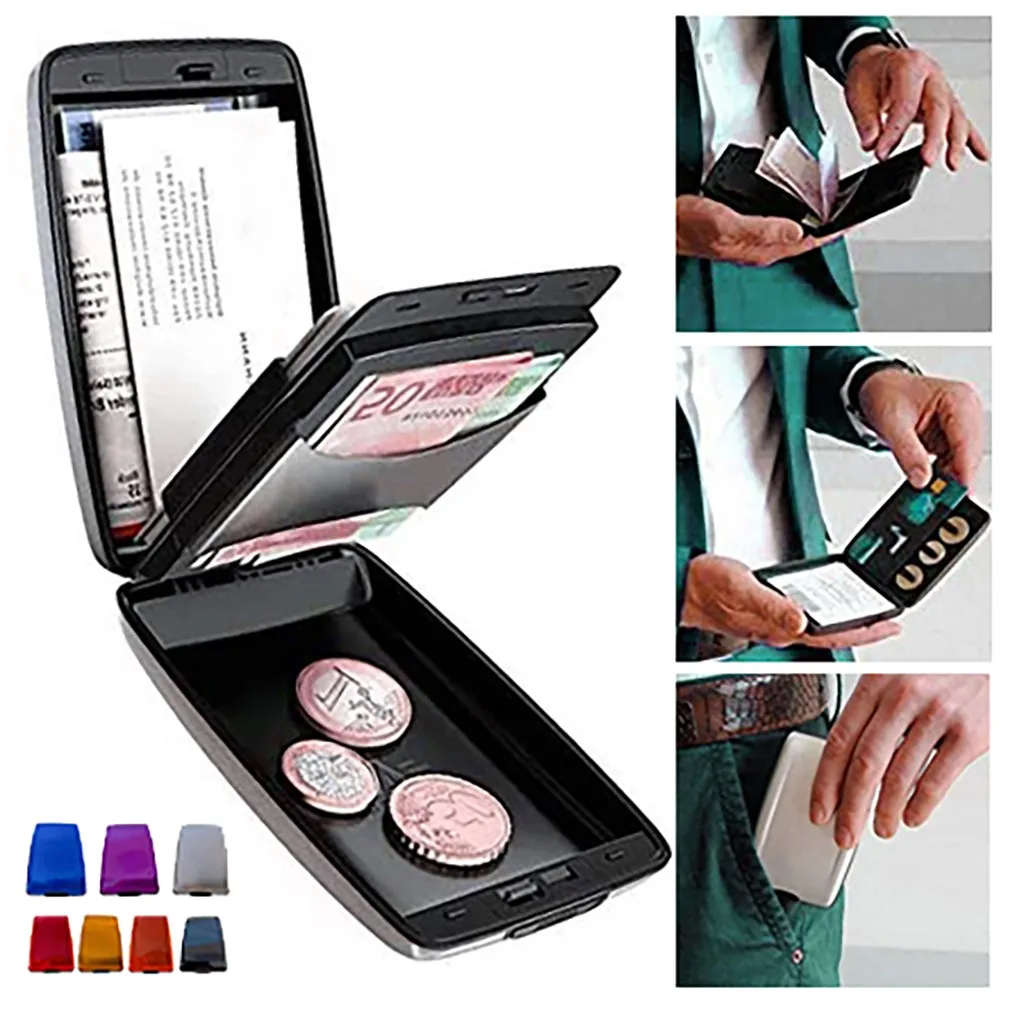 Металлический многофункциональный фиксатор для кошелька паспорта кредитных