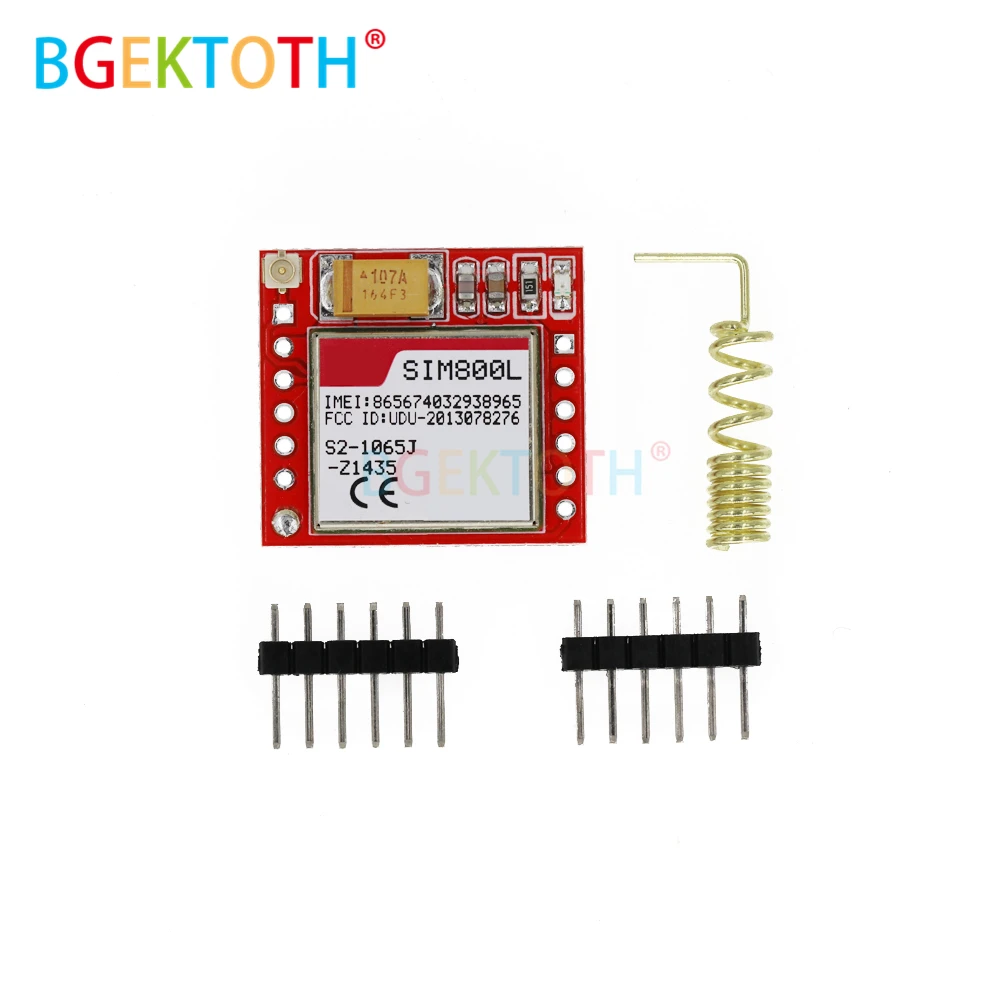 Миниатюрный SIM800L GPRS GSM модуль карта MicroSIM Core Беспроводная плата