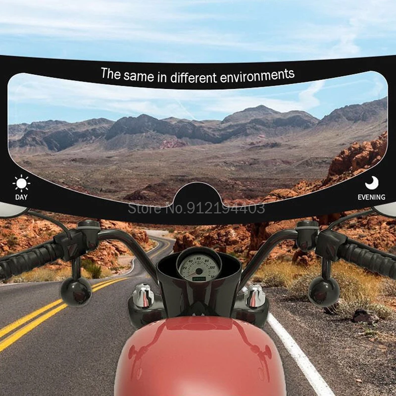 Универсальный мотоциклетный шлем прозрачный противотуманный патч-пленка для