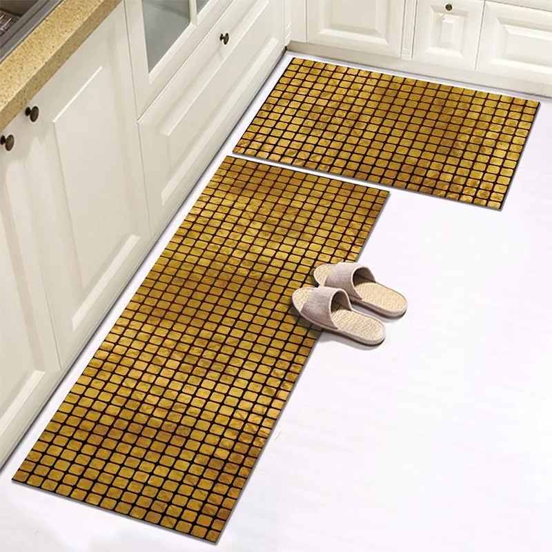 Длинный набор кухонных ковриков Противоскользящие коврики для гостиной спальни