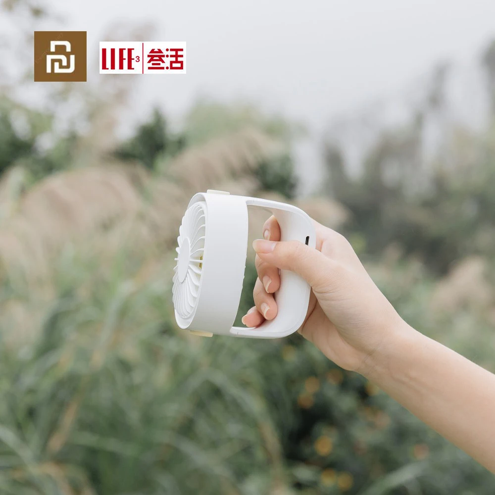 Портативный USB вентилятор Youpin 3Life Cafele настольный мини с зажимом бесшумный 3