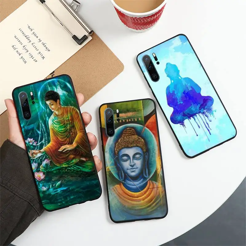 

gautama buddha pattern Phone Case For Huawei honor Mate P 10 20 30 40 i 9 8 pro x Lite smart 2019 nova 5t