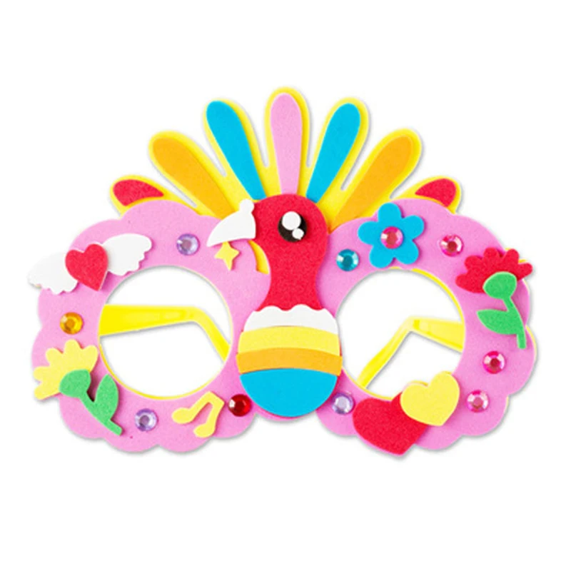 4 шт./компл. Детские алмазные очки из ЭВА сделай сам обучающие игрушки для детей