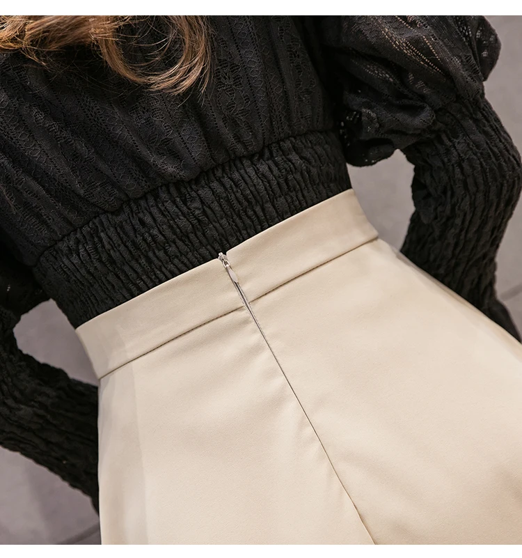 Красивые винтажные модные юбки Летние Элегантные Свободные корейские