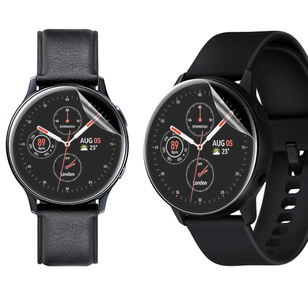 3 упаковки для Samsung Galaxy Watch Active2 40 мм/44 мм Smart 5H TPU Nano Anti-shock Высокое разрешение