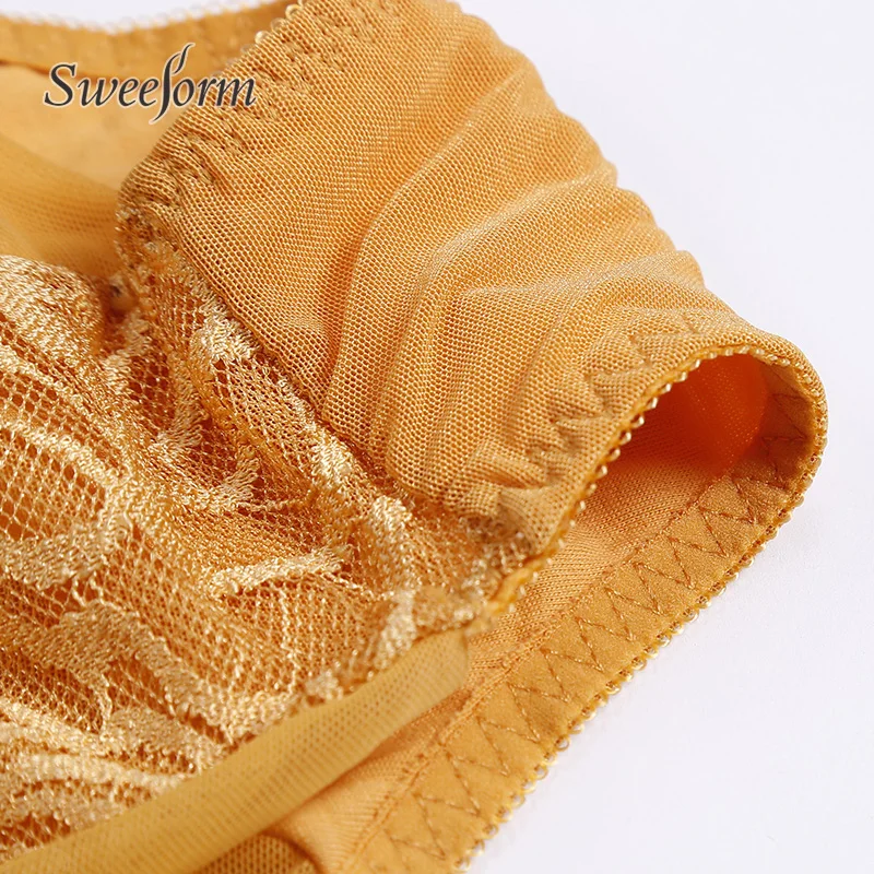Женские кружевные трусики Sweeform бесшовное нижнее белье модные сексуальные