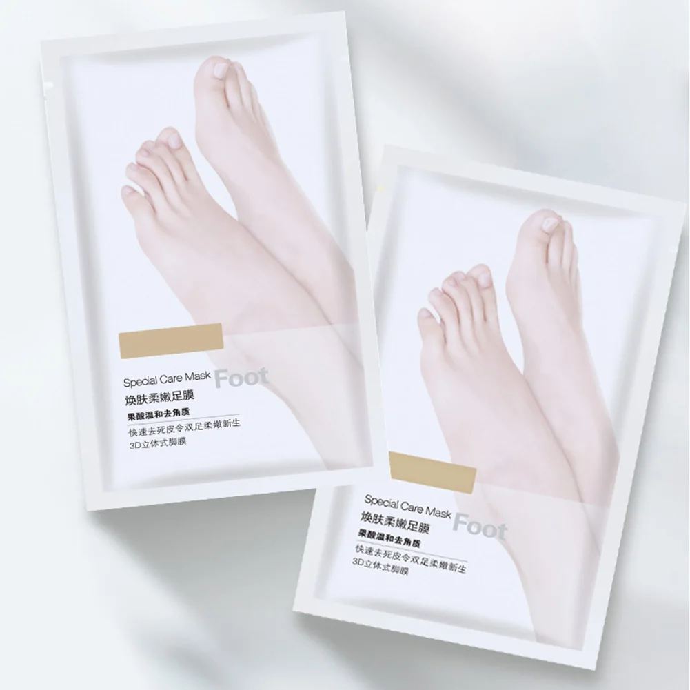 

2pcs Foot Mask Dead/Hard Skin Callus Removal Moisturizing Nourishing Socks Foot Film Anti-crack Foot Care Tool for Pedicure