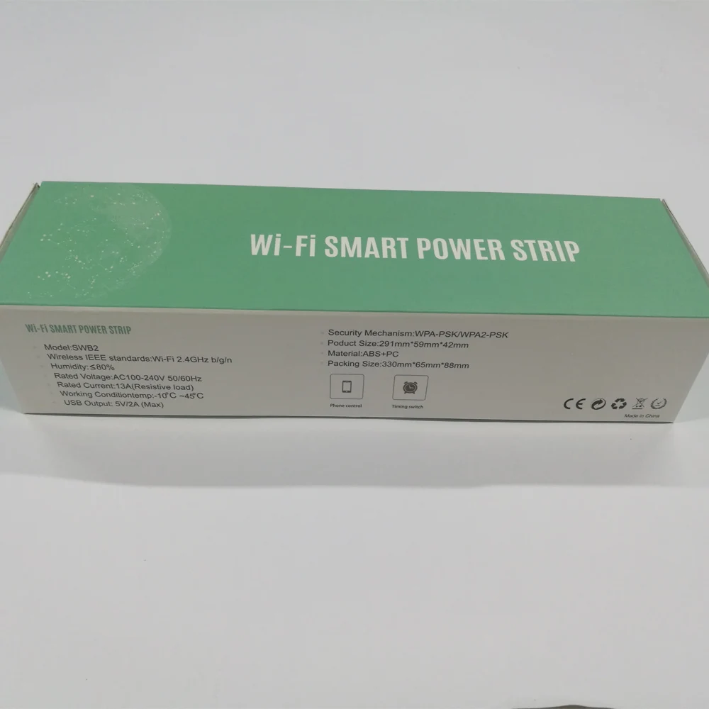 Умная ШТЕПСЕЛЬНАЯ Розетка Wifi с поддержкой приложения Tuya умная лента питания |