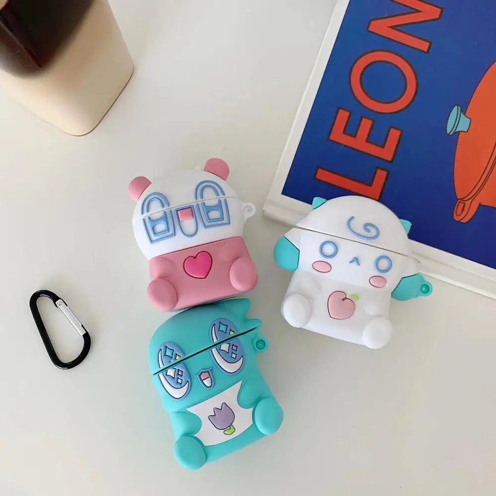 Bluetooth чехол для наушников Airpods1 милый силиконовый защитный Airpods 2 аксессуары
