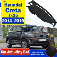 for hyundai creta ix25 2014 2015 2016 2017 2018 2019 anti slip mat dashboard cover pad sunshade dashmat carpet car accessories