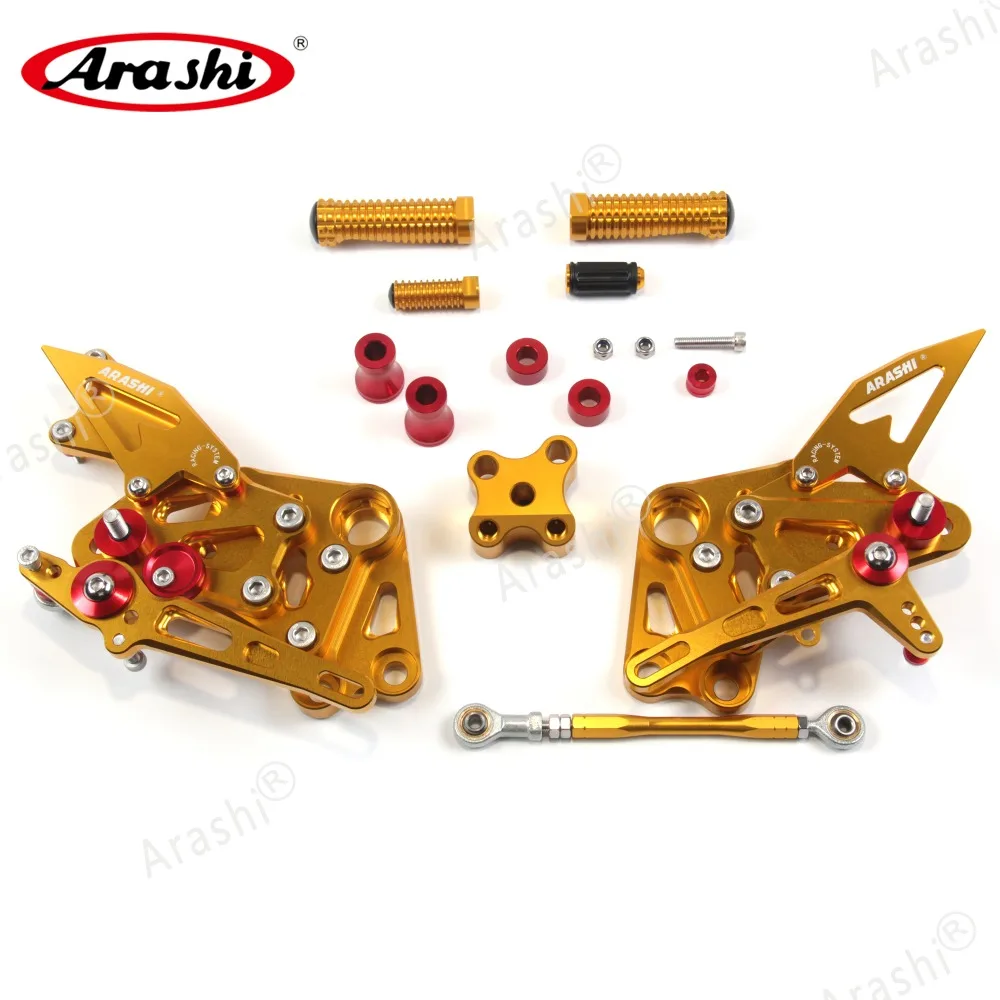 Arashi для KTM RC 390- CNC регулируемый Rider Rearset подножка алюминиевая подножки DUKE 390 RC390