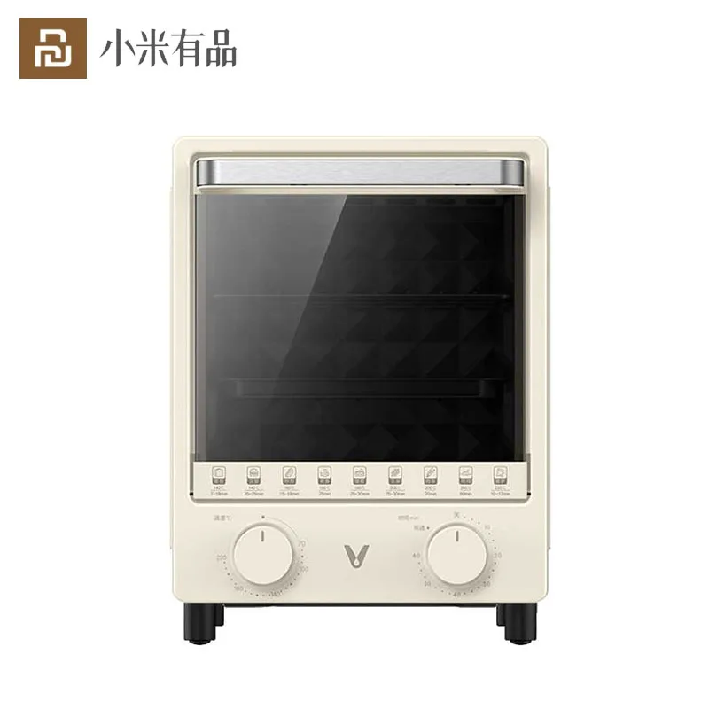 

Viomi мини-электрическая духовка 12 л 800 Вт духовка-тостер двухслойная многофункциональная духовка домашняя выпечка