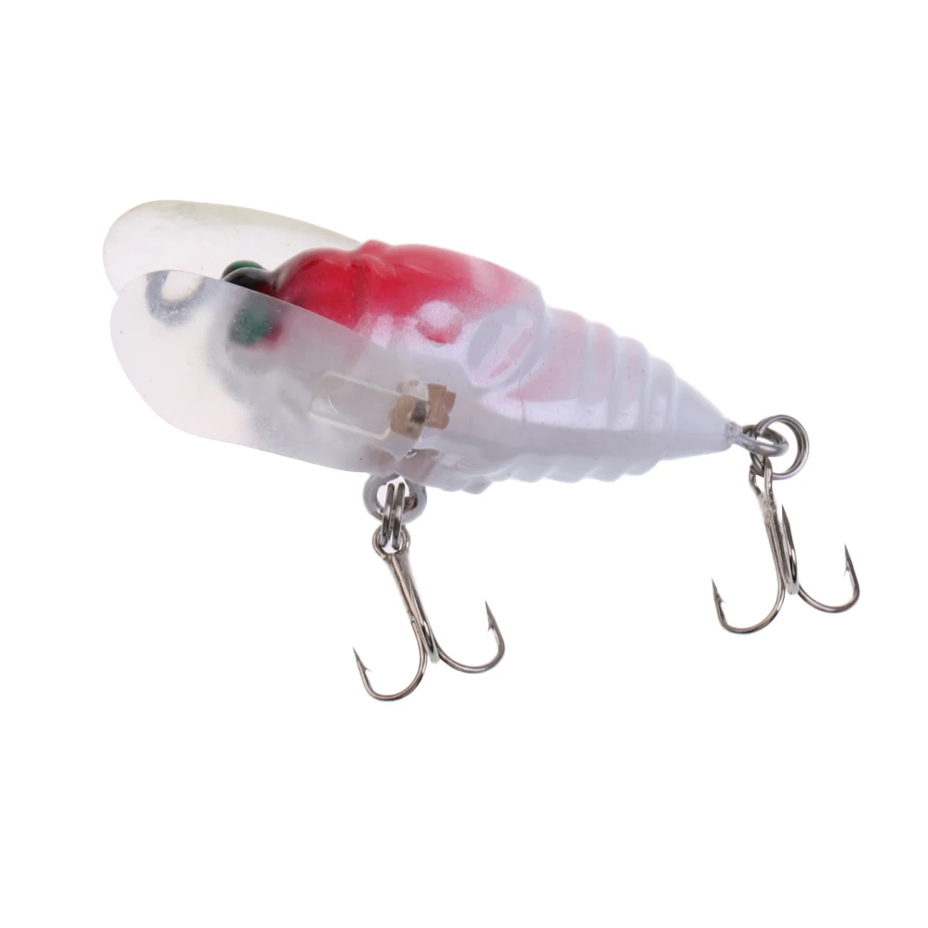 Крылатый Цикада Topwater Popper Crawler пресноводные приманки приманка для ловли окуня
