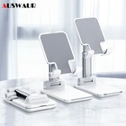 Универсальная настольная подставка мобильный телефон для iPhone, iPad, Регулируемая металлическая складная настольная подставка для мобильного телефона
