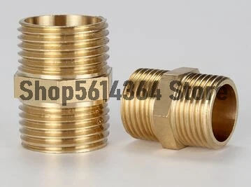 

1/8BSP 1/4BSP 3/8BSP 1/2BSP наружная резьба, латунная Шестигранная трубка для сосков, соединительные фитинги для труб, 2 шт.