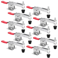 10pcs hold down toggle clamps latch antislip red hand tool holding capacity antislip horizontal heavy duty quick release tool