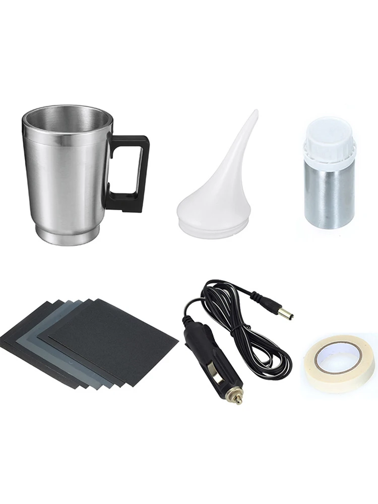 

Useful Automobile Headlight Repair Suit Tools Steam Glazing Maintain Kit include 100ml Headlight Repair Liquid