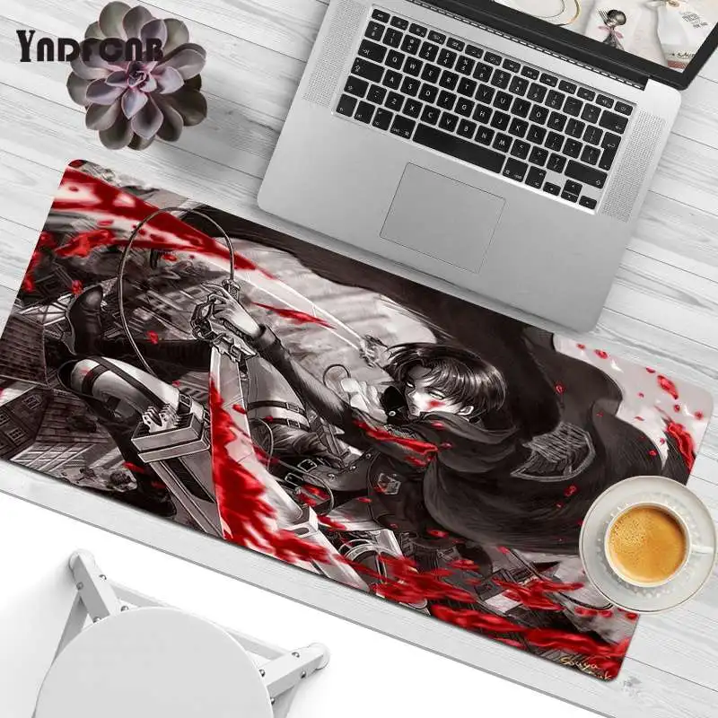 

Anime Attack On Titan Silicone Large/small Pad To Mouse Pad Game Size For Large Edge Locking Speed Version Game Keyboard Pad