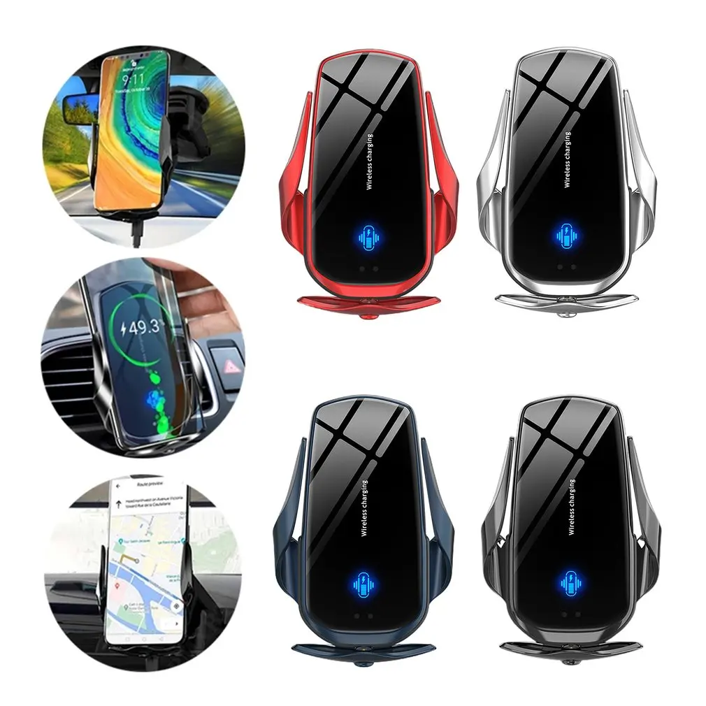 

10 Вт беспроводное автомобильное зарядное устройство, держатель телефона, Беспроводная зарядка, автомобильное индукционное зарядное устро...