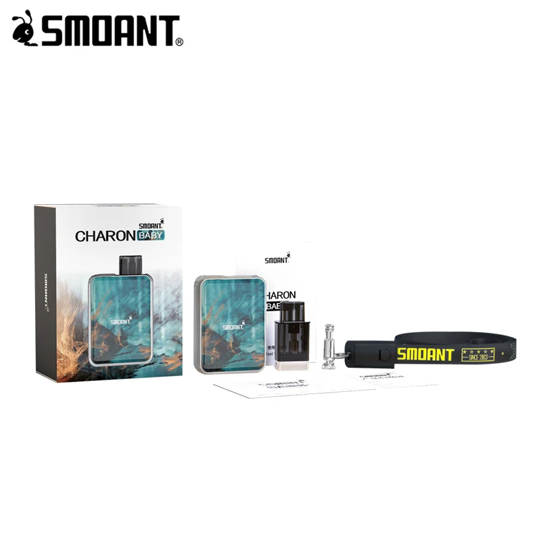 Smoant Charon для Pod Комплект 2 мл Ёмкость 750 мА/ч Батарея 0.6ohm сетки катушки 1.2ohm Ni80