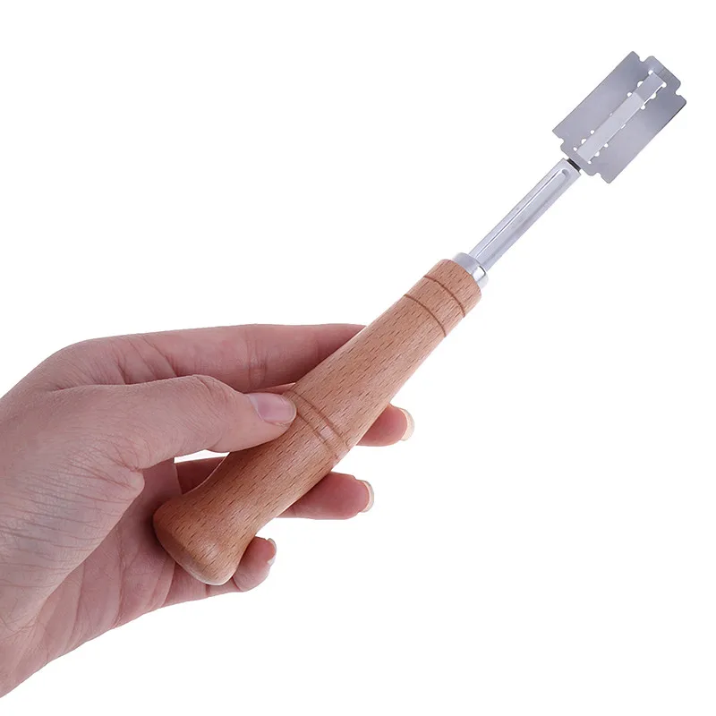 Специальный Европейский нож для хлеба рукоятка из дерева 5 шт. сменные лезвия