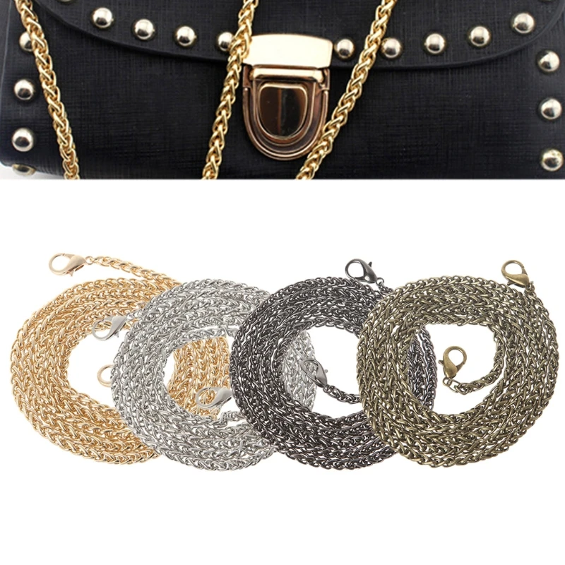 

Replacement Purse Chain Strap Handle Shoulder Crossbody Handbag Bag Metal 120cm