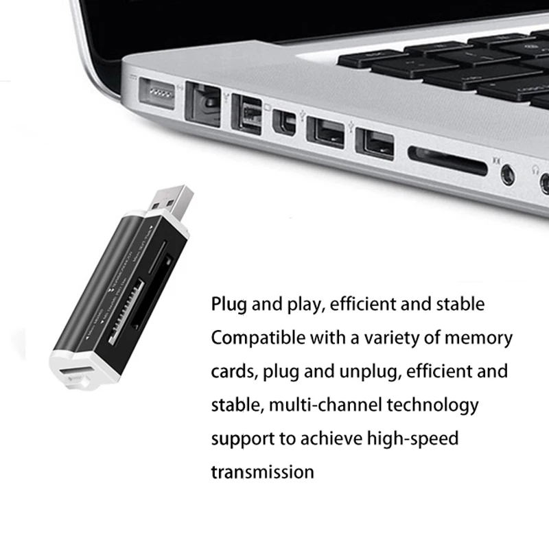 USB 2 0 мини SD кард-ридер для карты TF карта адаптер Plug and Play ноутбука настольного