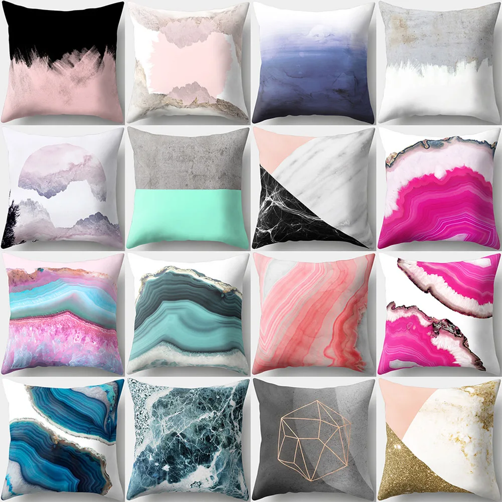 

18inch Modern Living Room Decoration Abstract Square Pillow Case Cushion Cover