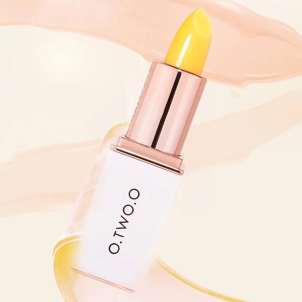 

Color Change Lip Balm Lipstick Long Lasting Hygienic Lip Lipstick Aging Care Makeup Moisturizing Anti W6K1