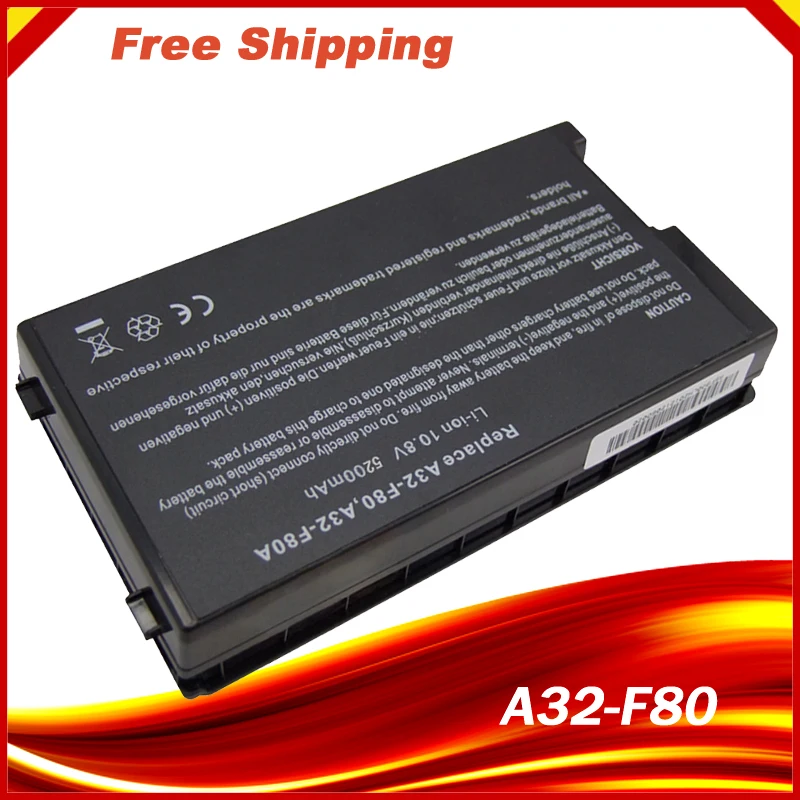 Аккумулятор для ноутбука ASUS A32-F80 F80 F80Cr F80s F81 F81E F83 F83Cr F83E F83S F83Se F83T K41 N60 N60D Pro83 Pro86 X61 X82