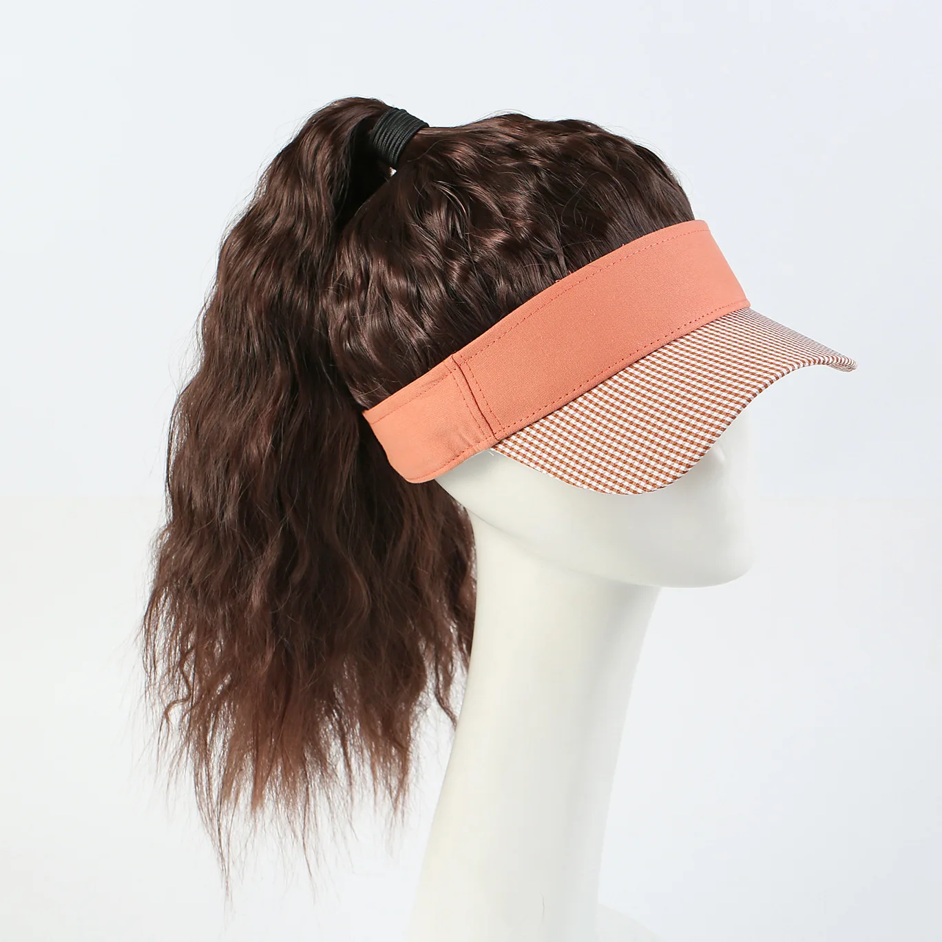 шапка женская парики женские натурал ободок для волос Женская бейсбольная