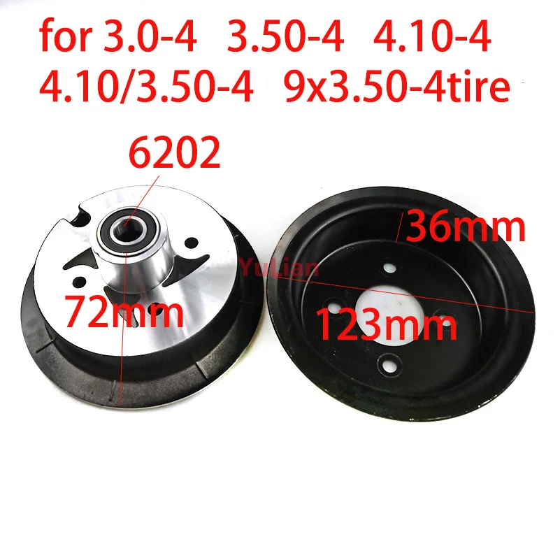 3 00 4 50 10 10/3 9x3.50 ''обод колеса дюйма сплав 6202 ступица подшипника подходит Мини