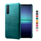 Роскошный Тонкий деловой чехол из искусственной кожи для Sony Xperia 5 10 1 II L4 M4 XZ5 XZ4 XZ2, чехол для Sony Xperia5 Plus 20 8 2