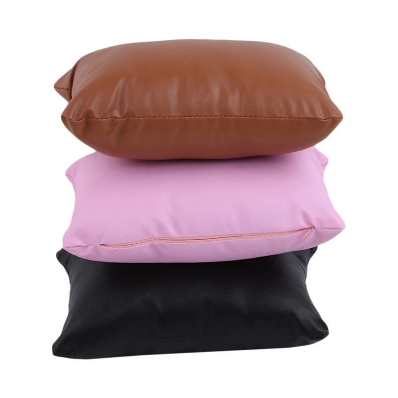 

Nail Art Pillow For Manicure Hand Arm Rest Pillow Cushion PU Leather Holder Soft Manicure Nail Tool Equipment