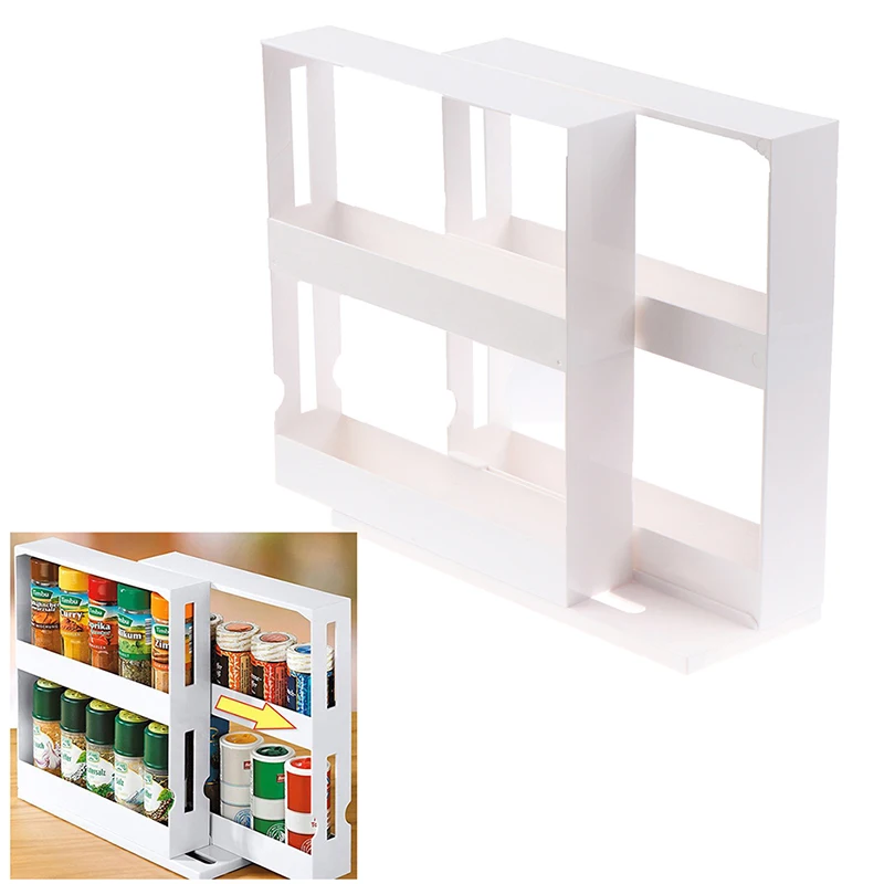 Multi-Function Kitchen Storage Spice Organizer Rack Shelf For Home Rotating Food Holder Shelves | Дом и сад