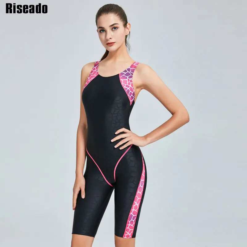 Riseado, спортивный Цельный купальник,, тренировочная одежда для плавания, для женщин, конкурентная одежда для плавания, для мальчиков, для плавания, костюмы для женщин - Цвет: B1893