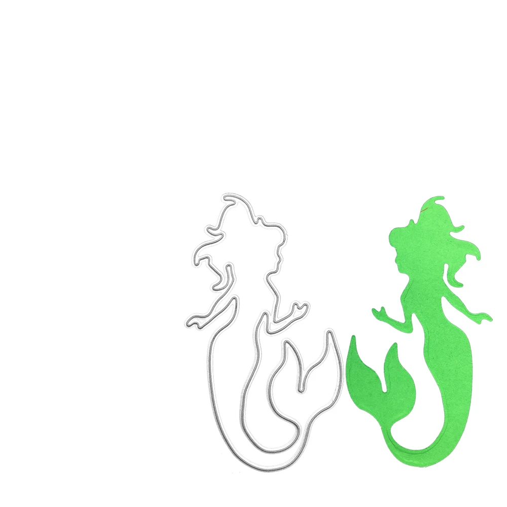 

Julyarts Mermaid Molde Layering Dies For DIY Embossing Cards Decorative Crafts Supplies