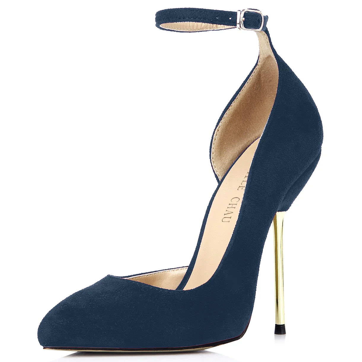 

CHMILE CHAU Black Suede Sexy Party Shoe Women Pointed Toe Stiletto High Heel OL Lady Pumps Plus Sizes 10 Zapatos Mujer 3845A-d2